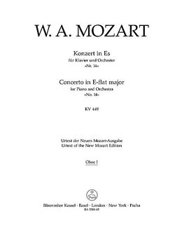 Wolfgang Amadeus Mozart Notenblätter Konzert Es-Dur KV449 für Klavier und
