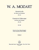 Wolfgang Amadeus Mozart Notenblätter Konzert Es-Dur KV449