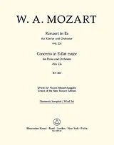 Wolfgang Amadeus Mozart Notenblätter Konzert Es-dur KV482