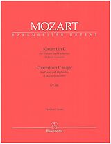 Wolfgang Amadeus Mozart Notenblätter Konzert in C KV246