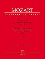 Wolfgang Amadeus Mozart Notenblätter Konzert Es-Dur KV365 für