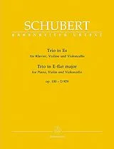 Franz Schubert Notenblätter Klaviertrio Es-Dur op.100 D929