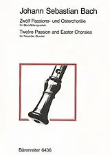 Johann Sebastian Bach Notenblätter 12 Passions- und Osterchoräle