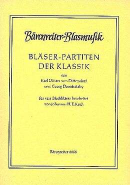  Notenblätter Bläser-Partiten der Klassik