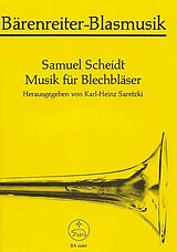 Samuel Scheidt Notenblätter Musik für Blechbläser Sätze