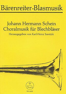 Johann Hermann Schein Notenblätter Choralmusik Sätze zu 4, 5 und