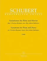 Franz Schubert Notenblätter Variationen über Trockne Blumen