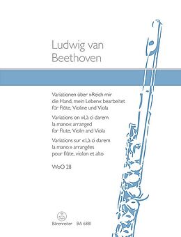 Ludwig van Beethoven Notenblätter Variationen Über Reich mir die Hand