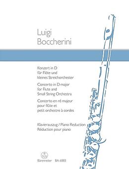 Luigi Boccherini Notenblätter Konzert D-Dur für Flöte und