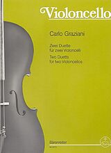 Carlo Graziani-Walter Notenblätter 2 Duette für 2 Violoncelli