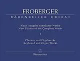 Johann Jacob Froberger Notenblätter Sämtliche Klavier- und Orgelwerke