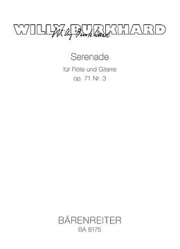 Willy Burkhard Notenblätter Serenade op.71,3 (1944)