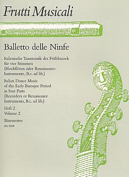  Notenblätter Balletto delle Ninfe Band 2 für