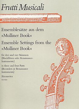  Notenblätter Ensemblesaetze aus dem Mulliner