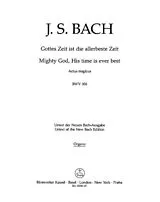 Johann Sebastian Bach Notenblätter Gottes Zeit ist die allerbeste Zeit