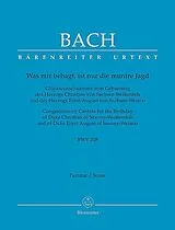 Johann Sebastian Bach Notenblätter Was mir behagt ist nur die muntre