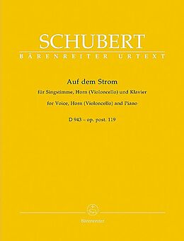 Franz Schubert Notenblätter Auf dem Strom D943