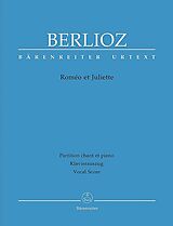 Hector Berlioz Notenblätter Romeo et Juliette Klavierauszug