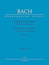 Johann Sebastian Bach Notenblätter Konzert d-Moll Nr.1 BWV1052