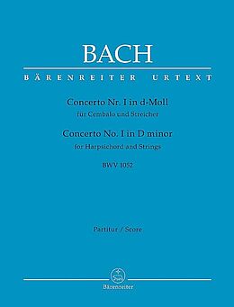 Johann Sebastian Bach Notenblätter Konzert d-Moll Nr.1 BWV1052