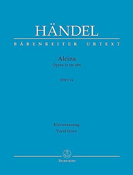 Georg Friedrich Händel Notenblätter Alcina HWV34