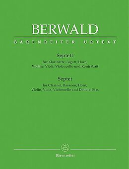 Franz Adolf Berwald Notenblätter Septett für Klarinette, Fagott
