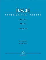 Johann Sebastian Bach Notenblätter Motetten BWV225-230