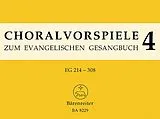 Notenblätter Choralvorspiele zum Evangelischen Gesangbuch