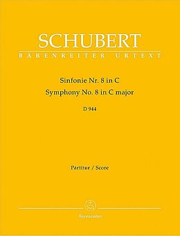 Franz Schubert Notenblätter Sinfonie C-Dur Nr.8 D944