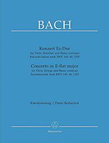 Johann Sebastian Bach Notenblätter Konzert Es-Dur für Viola