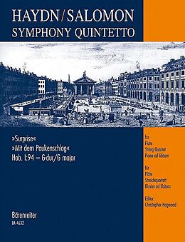 Franz Joseph Haydn Notenblätter Symphony quintetto Sinfonie G-Dur
