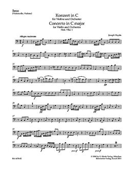Franz Joseph Haydn Notenblätter Konzert C-Dur Hob.VIIa-1