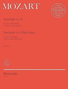 Wolfgang Amadeus Mozart Notenblätter Serenade Es-Dur KV375 à 6 für