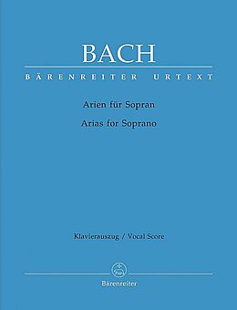 Johann Sebastian Bach Notenblätter Das Arienbuch Arien aus den