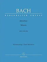 Johann Sebastian Bach Notenblätter Motetten BWV225-230
