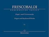 Girolamo Alessandro Frescobaldi Notenblätter Orgel- und Clavierwerke Band 1,1