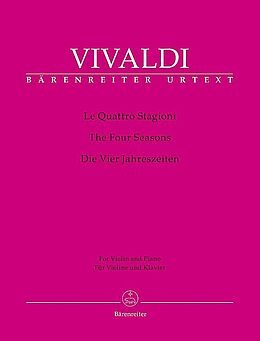 Antonio Vivaldi Notenblätter Die vier Jahreszeiten für Violine und Streicher