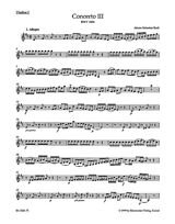 Johann Sebastian Bach Notenblätter Konzert D-Dur Nr.3 BWV1054 für Cembalo