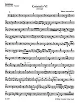 Johann Sebastian Bach Notenblätter Concerto F-Dur Nr.6 BWV1057