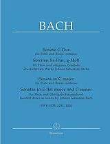 Johann Sebastian Bach Notenblätter 3 Sonaten BWV1033, BWV1031 und BWV1020