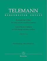 Georg Philipp Telemann Notenblätter Konzert G-Dur TWV51-G9