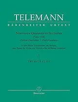 Georg Philipp Telemann Notenblätter Pariser Quartette Band 1 (Nr.1-3)