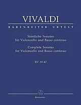 Antonio Vivaldi Notenblätter Sämtliche Sonaten RV39-47
