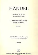 Georg Friedrich Händel Notenblätter Konzert B-Dur HWV294