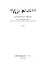 Beat Furrer Notenblätter Auf tönernen Füssen