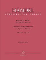 Georg Friedrich Händel Notenblätter Konzert B-Dur HWV290 op.4,2
