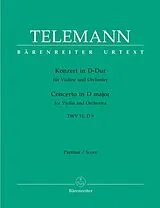 Georg Philipp Telemann Notenblätter Konzert D-Dur TWV51-D9
