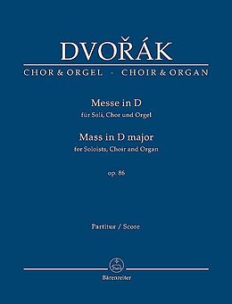 Frantisek Ondricek Notenblätter Messe D-Dur op.86