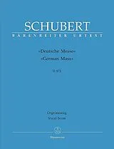 Franz Schubert Notenblätter Deutsche Messe