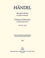 Georg Friedrich Händel Notenblätter Konzert B-Dur HWV290 op.4,2